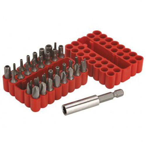 33pc Security Bit Set Tamperproof Torx-Torq-Hex-Spanner-Tri-Wing